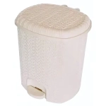 Ведро для мусора с педалью»Вязание»11л (Ар-Пласт)