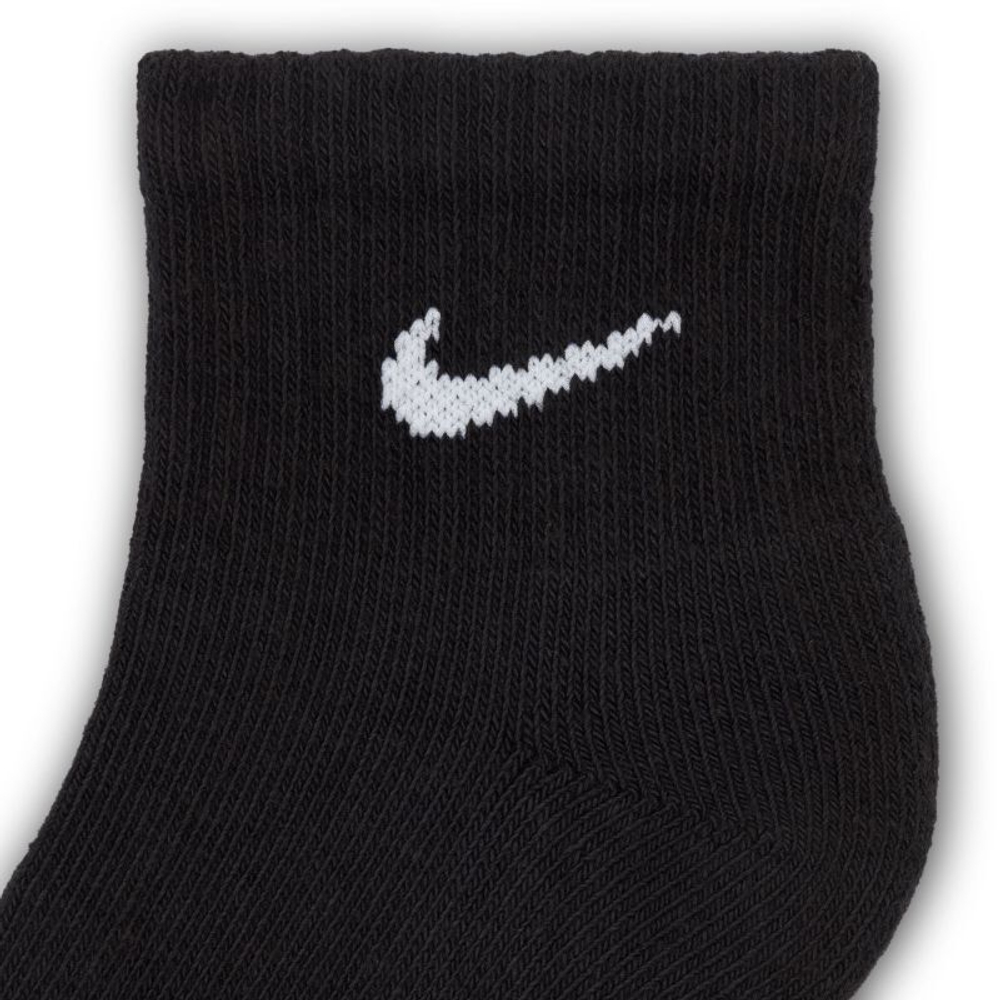 Теннисные носки Nike Everyday One Quarter 6P - black/white