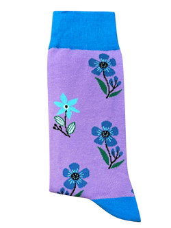 Носки р.35-40 "Flowers" Васильки