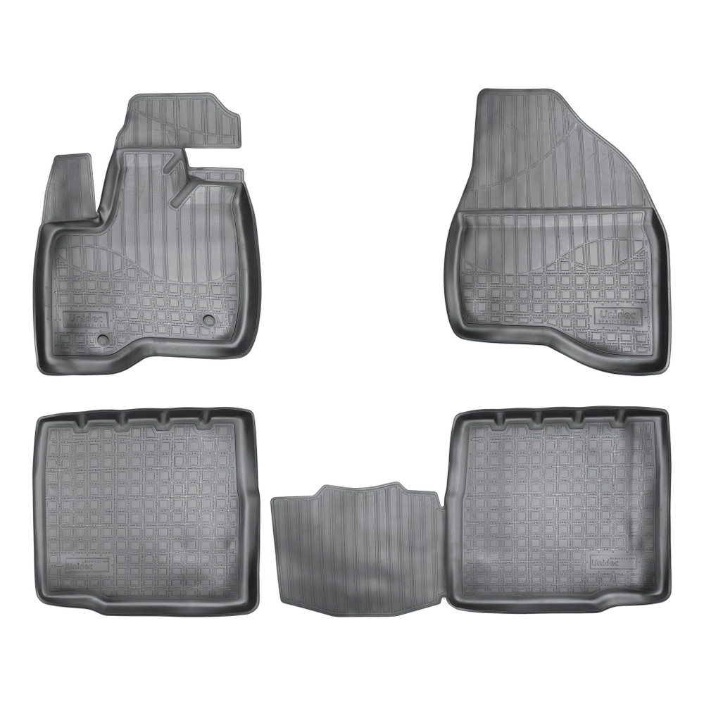 Ковры в салон Norplast/Unidec для Ford Explorer в кузове U502 (2010-), Черный, 5 мест, арт.NPA11-C22-180