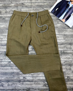 Льняной костюм Brunello Cucinelli