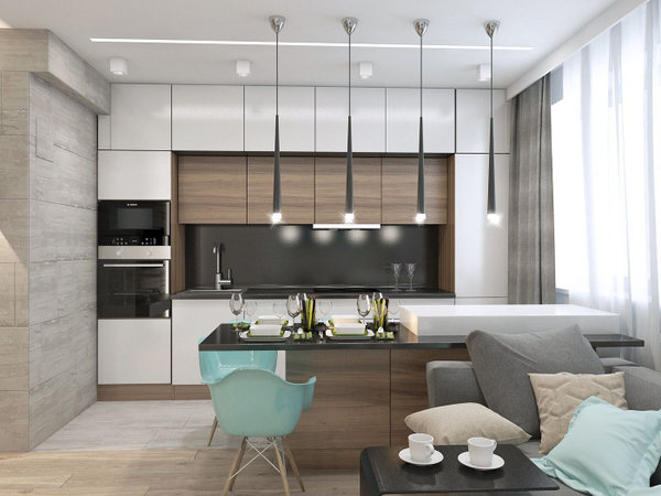 Примеры современных дизайнов кухонь из интернета