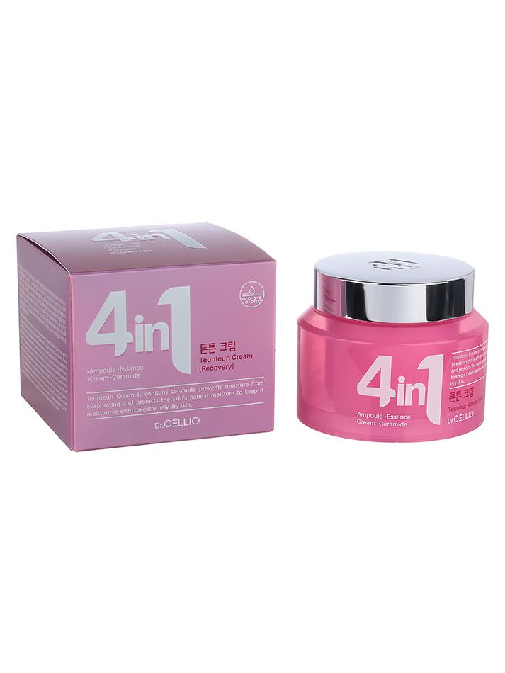 Крем с церамидами Dr.Cellio 4in1 Teunteun Ceramide Cream 70 мл