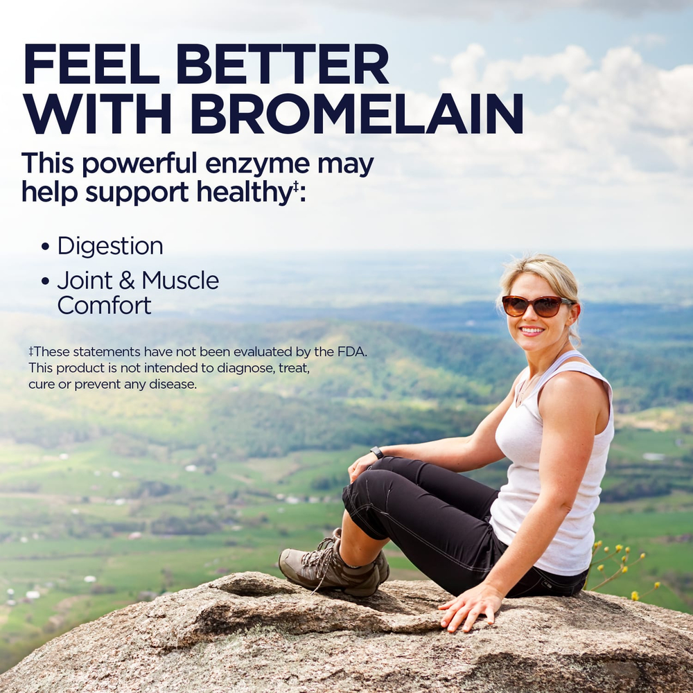 KAL, Бромелаин, 500 мг, 60 таблеток