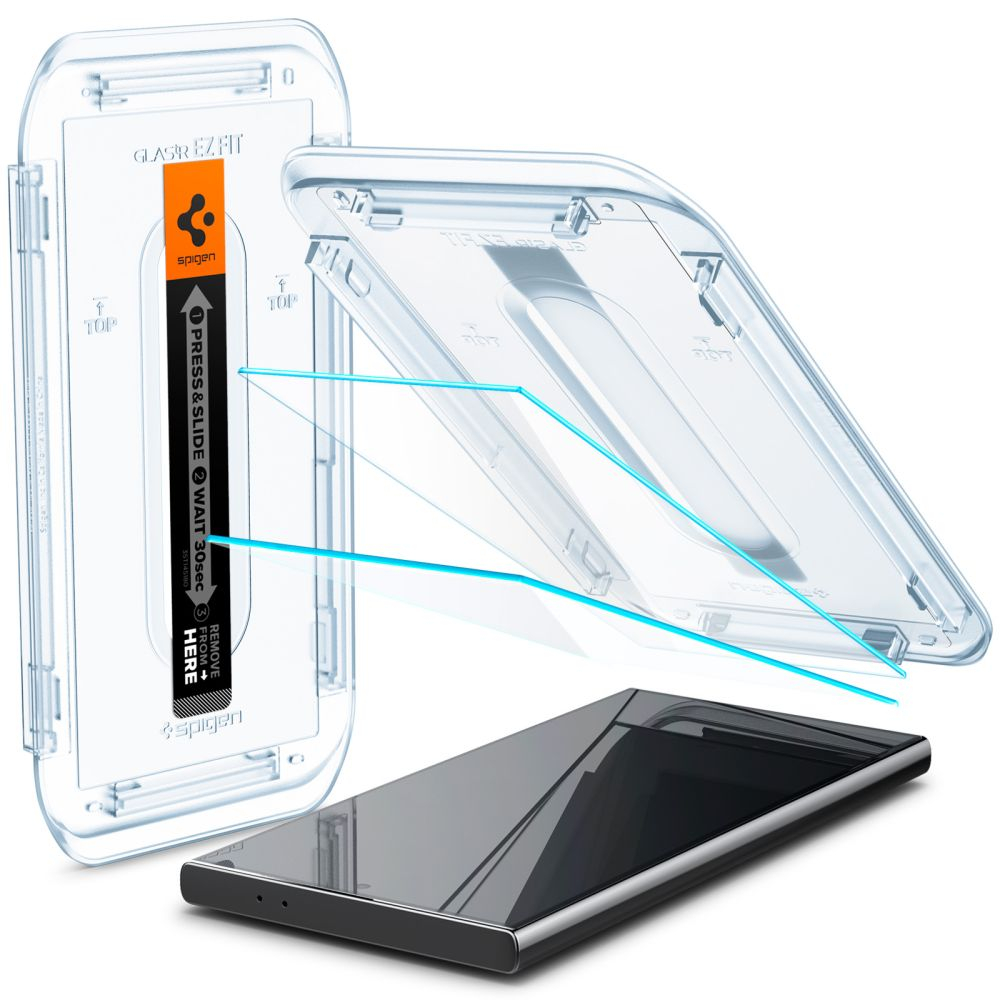 Стекло  Spigen GLAS.TR ”EZ FIT” 2-PACK GALAXY S24 ULTRA CLEAR