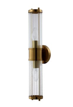 Бра 2*Е14 SANCHO AP2 BRASS латунь Crystal Lux