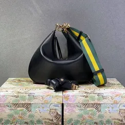 Маленькая сумка через плечо Gucci Attache черный