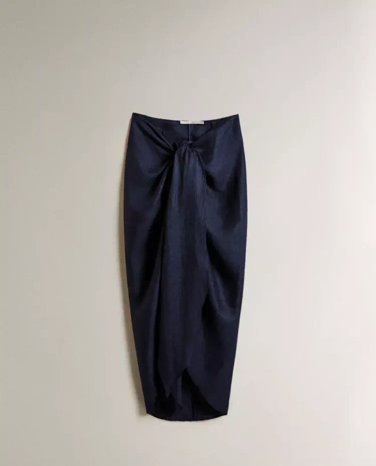 ZARA HOME ЮБКА-ПАРЕО, МОРСКОЙ СИНИЙ