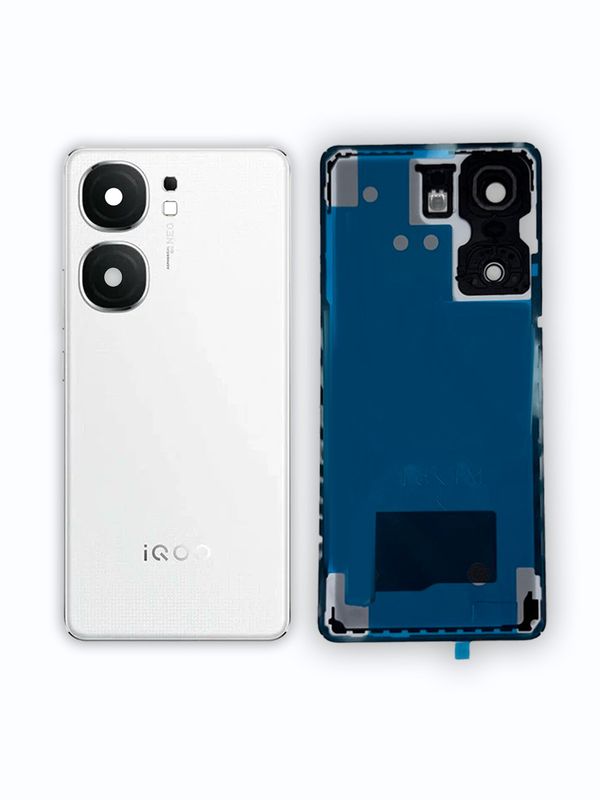 Задняя крышка для  Iqoo Neo 9S Pro Plus 5G белая (White) со стеклом камеры