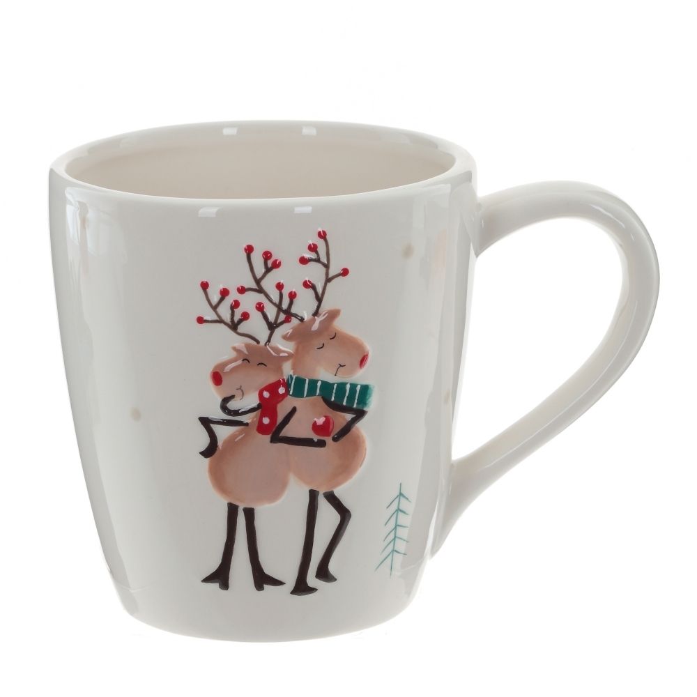 GAEM Кружка "Олени", 500 мл, L10 W10 H14 см