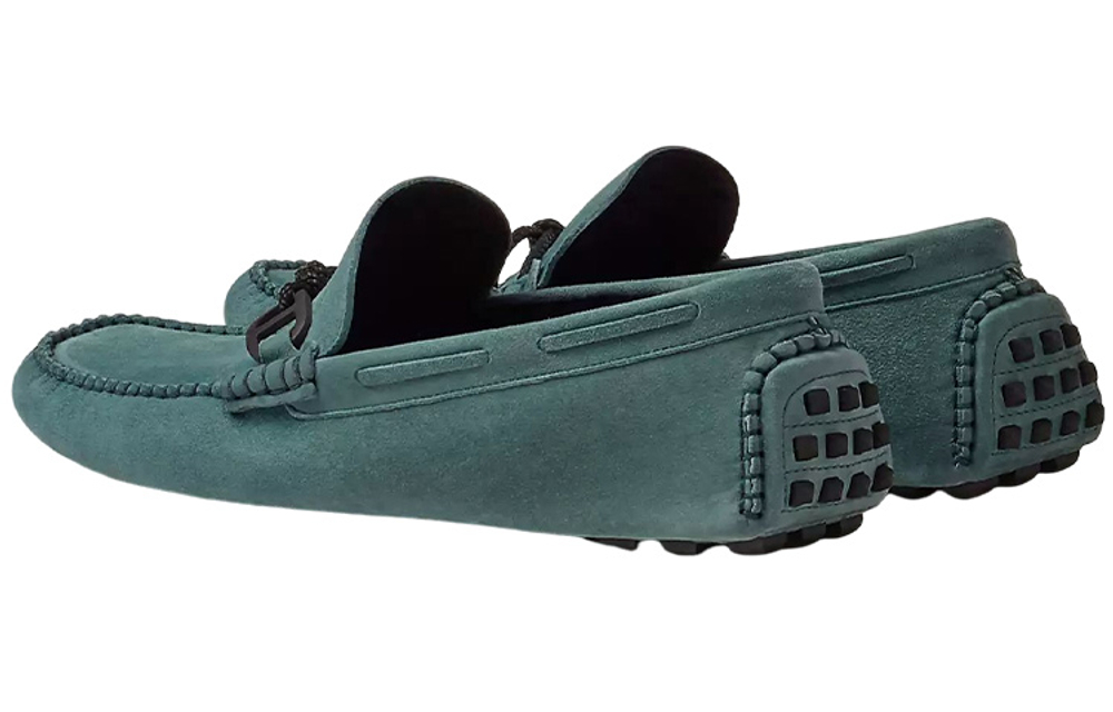 HERMES Alessandro Men"s Casual Shoes Men"s Blue