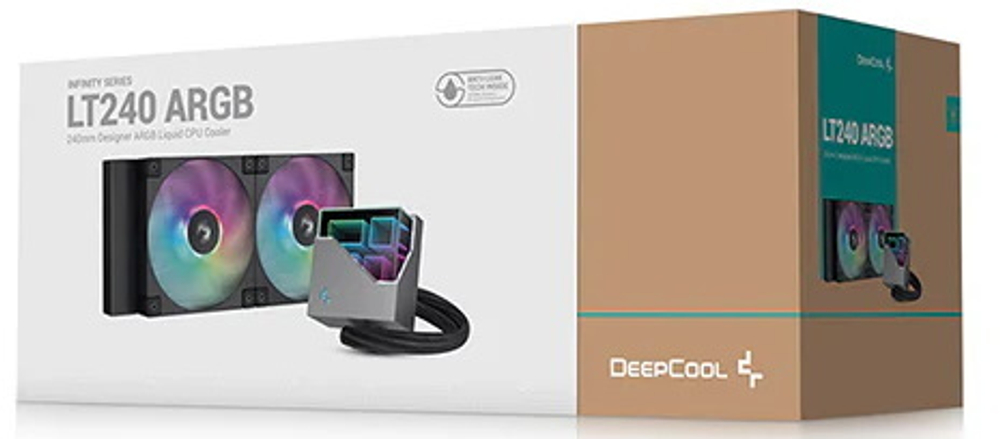 Система охлаждения жидкостная Deepcool LT240 ARGB BK