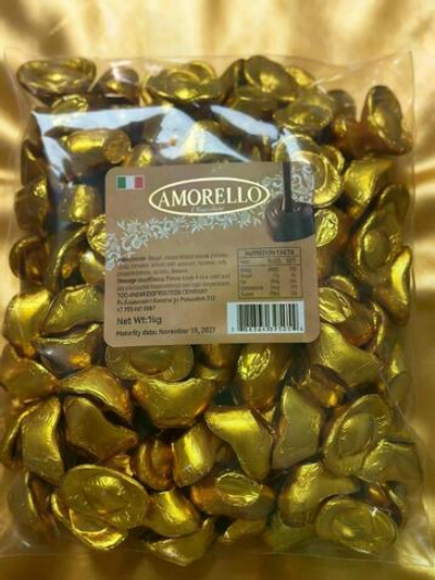 Конфеты шоколад Amorello Золото 1кг 1*10