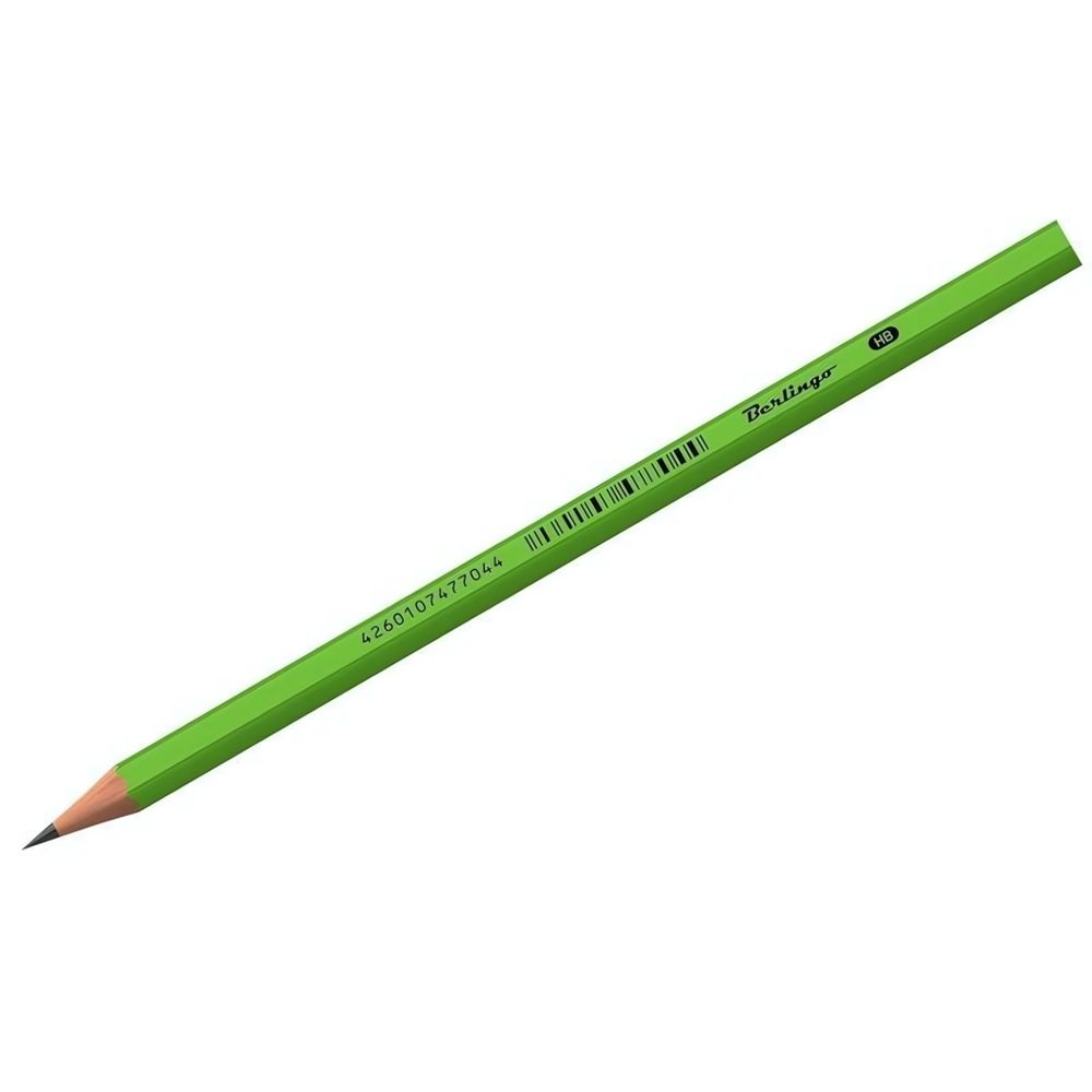 Карандаш ч/г,HB, заточен., пластиковый &quot;Office soft&quot; (Berlingo)