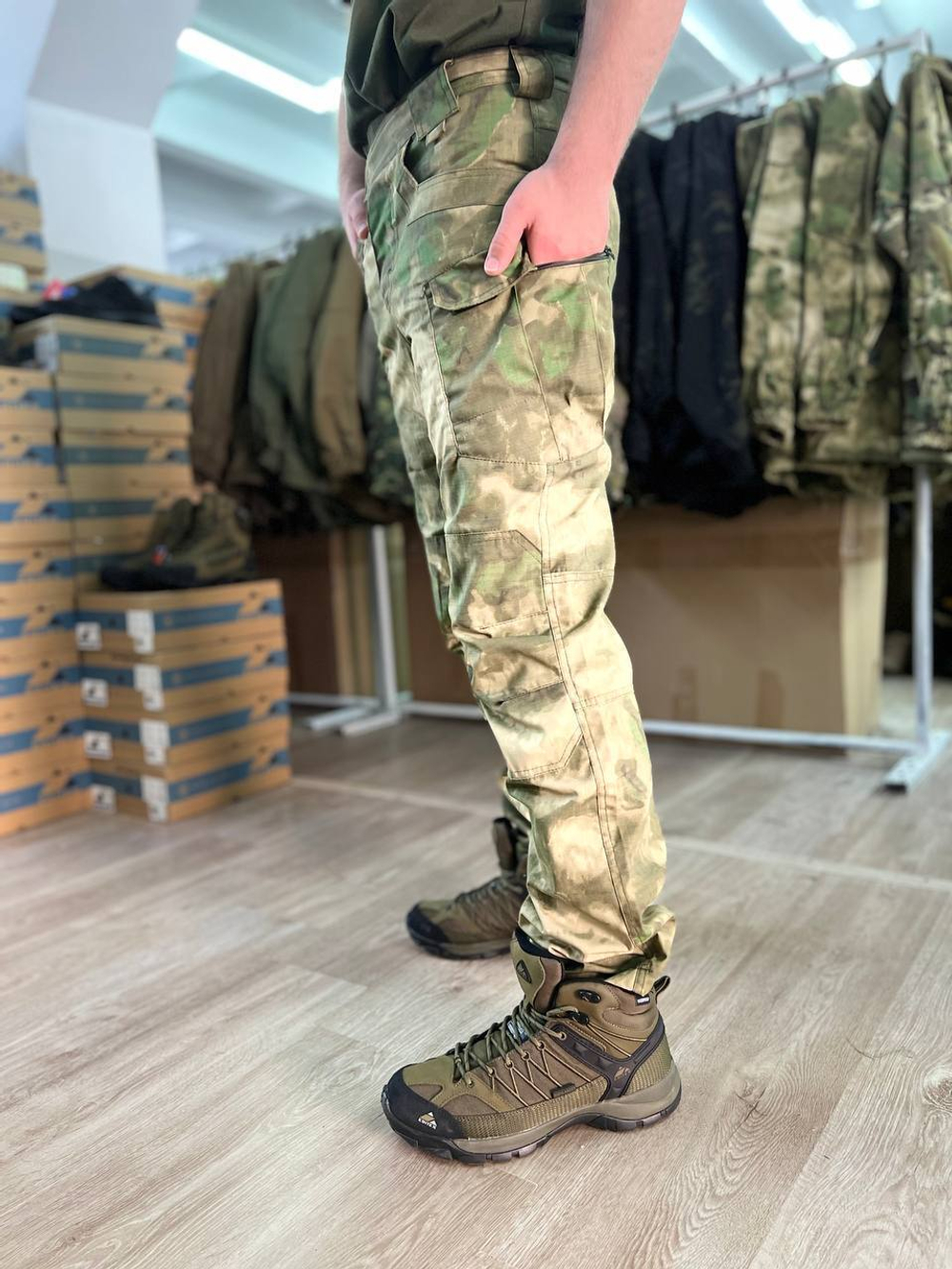 Брюки Страйкер / мох рипстоп