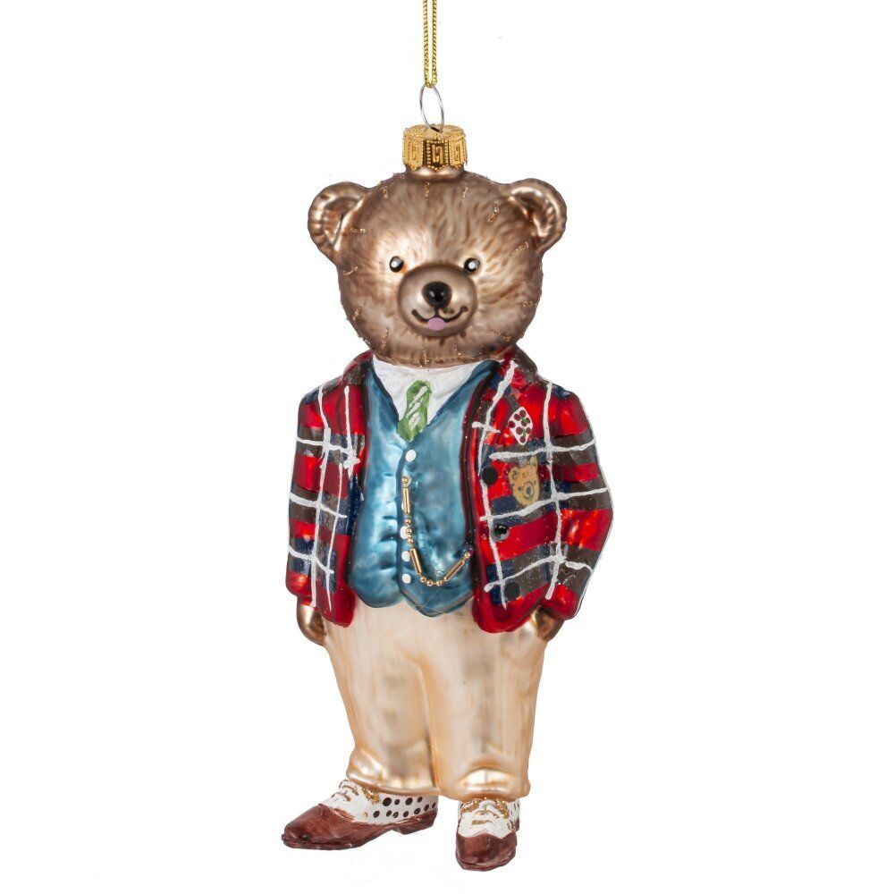 GAEM Украшение новогоднее "Медведь", L7,5 W6 H17 см
