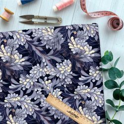 Ткань премиум атлас ночная изгородь