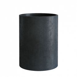 Кашпо CYLINDER CHARCOAL D45 H80