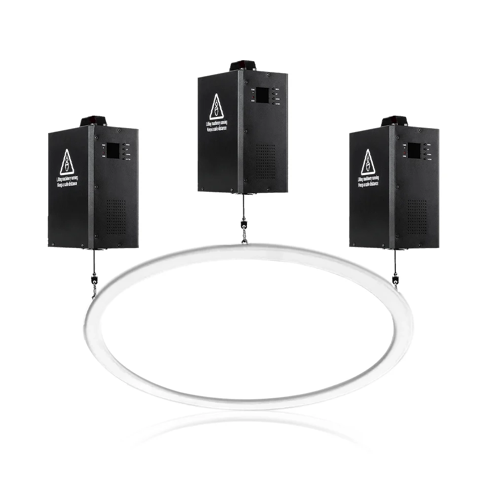 Kinetic Ring D80 см — кинетическое LED кольцо с тремя лебёдками