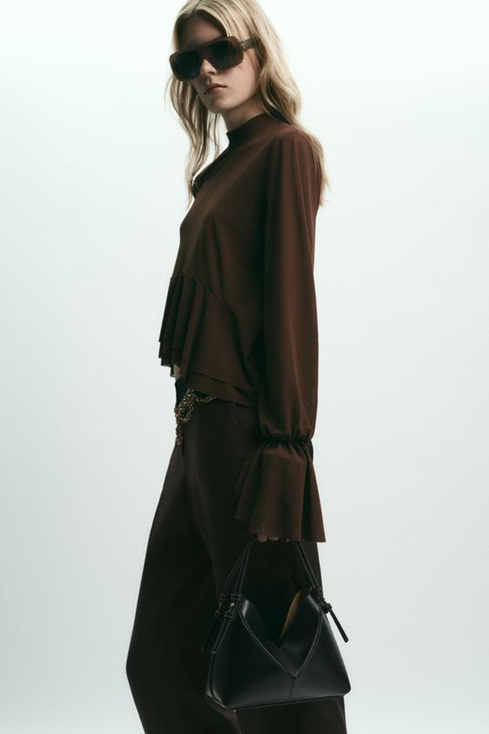 ZARA МИНИ-ШОПЕР, ЧЕРНЫЙ