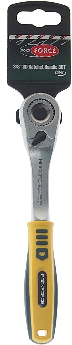Трещотка RF-802323D: 3/8"DR 30-зубцовая с плавающим механизмом ROCKFORCE