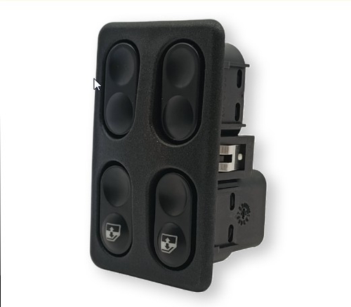 Блок стеклоподъемника "RP" 2-клавиши ВАЗ 2108-09, 2110