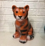 Копилка из гипса «Тигрёнок» 30см рыжий