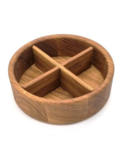 Органайзер  со съемными секциями;дуб(ширина секции 50мм.); D=180; H=56мм.