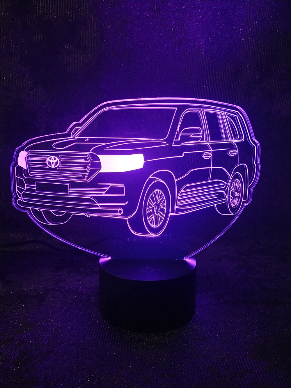 Светильник "Автомобиль - Toyota Land Cruiser" (Тайота )