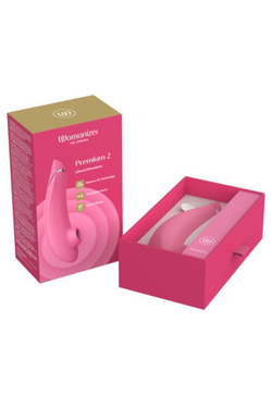 Womanizer Premium 2 - Бесконтактный клиторальный стимулятор, розовый