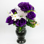 Б013 Букет сборный розы и лилии 40 см