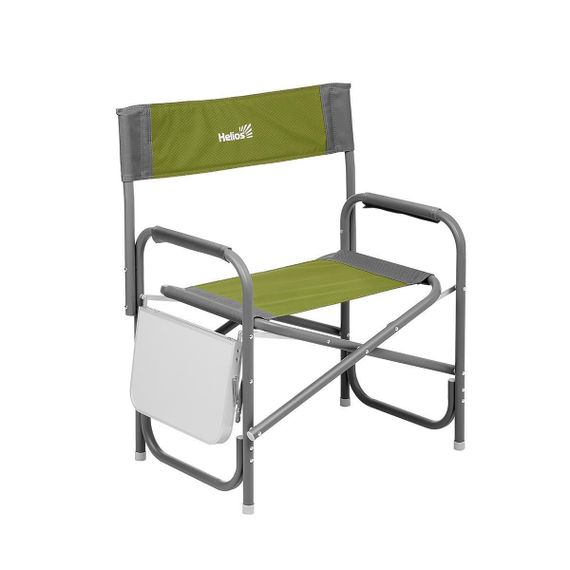 Кресло директорское Helios с отк.стол. MAXI серый/зеленый Т-HS-DC-95200T-M-GG (пр-во ГК Тонар)