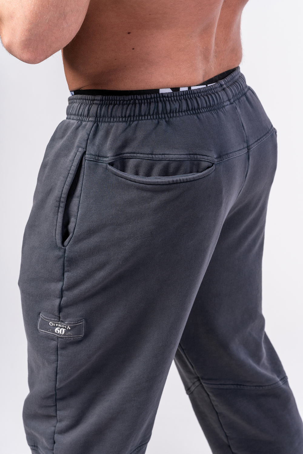 Спортивные брюки Washed Sweat Joggers LEGEND 795 Темно Серые