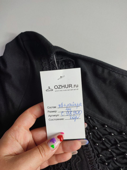 Футболка из хлопка с красивым узором 44 размер