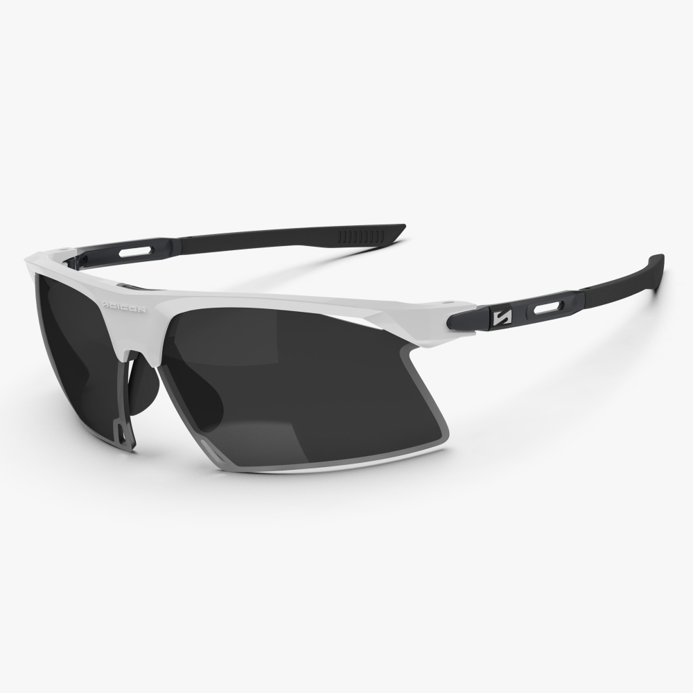 Спортивные очки c диоптриями Scicon Aerobeam Titanium Sunglasses White Matt Smoke + Pink