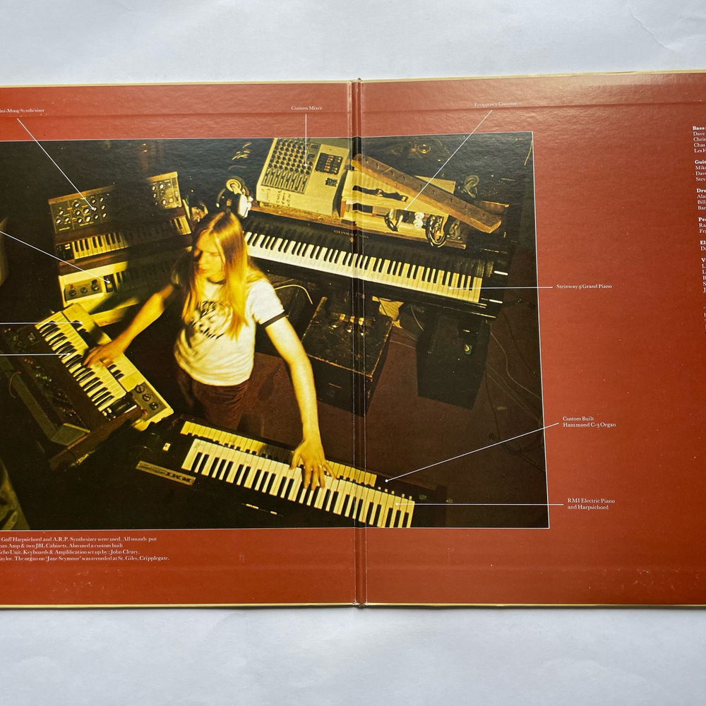 Винтажная виниловая пластинка LP Rick Wakeman The Six Wives Of Henry VIII (Япония 1975) (Без Оби) Catherine Of Aragon