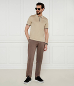 Брюки Chino-Pleated BOSS ORANGE - коричневый(50539130)