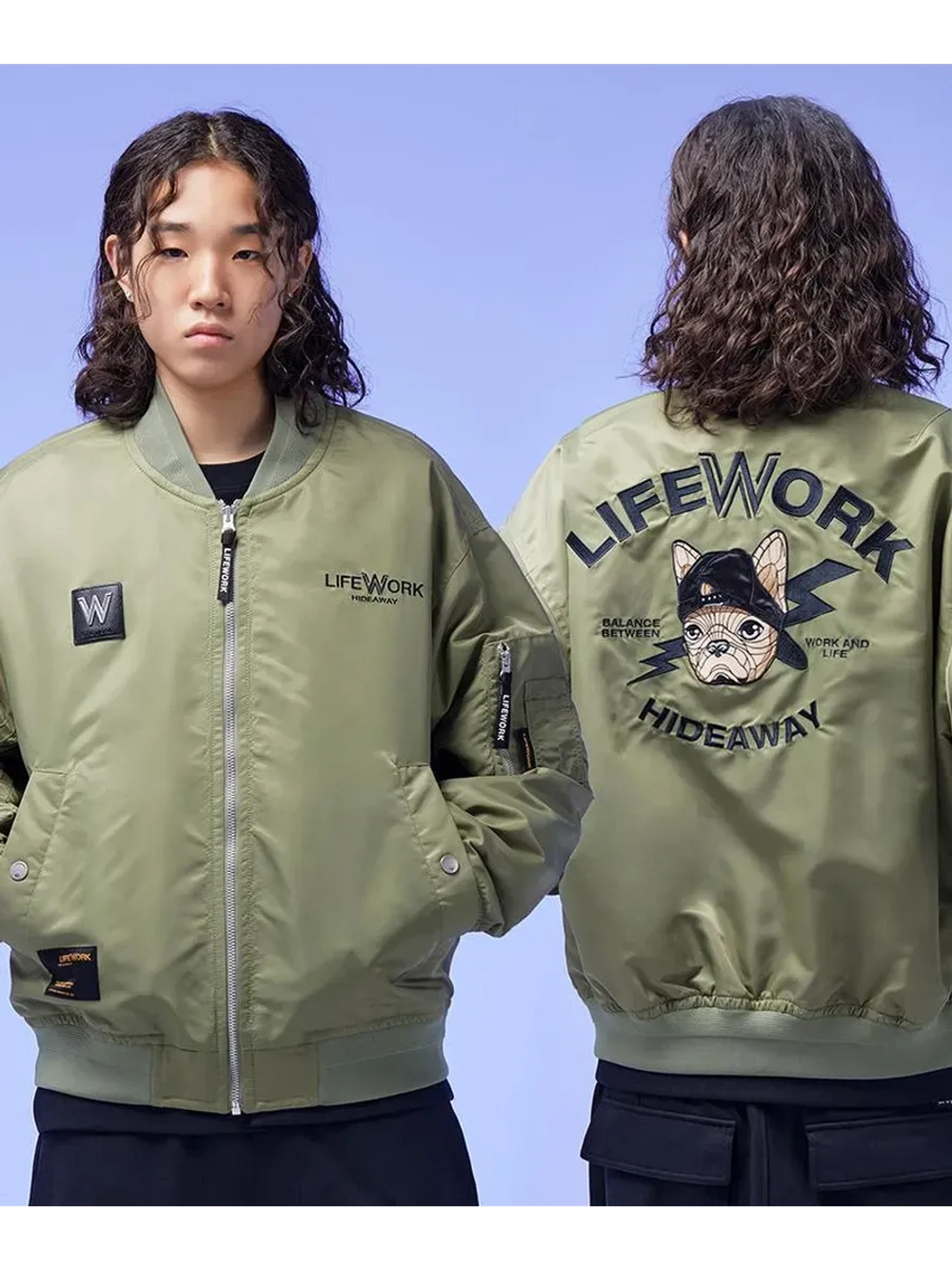 Нейлоновый бомбер HIPDOK