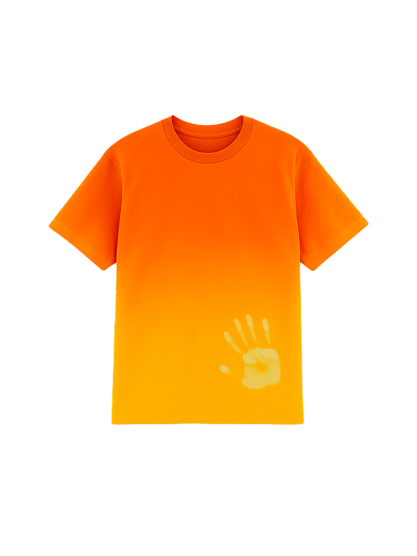 Orange Termochromic T-shirt (оранжево-желтый) [от 50 шт]