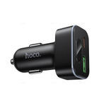 Автомобильное зарядное устройство Hoco Z63B PD30W+QC3.0 (black)