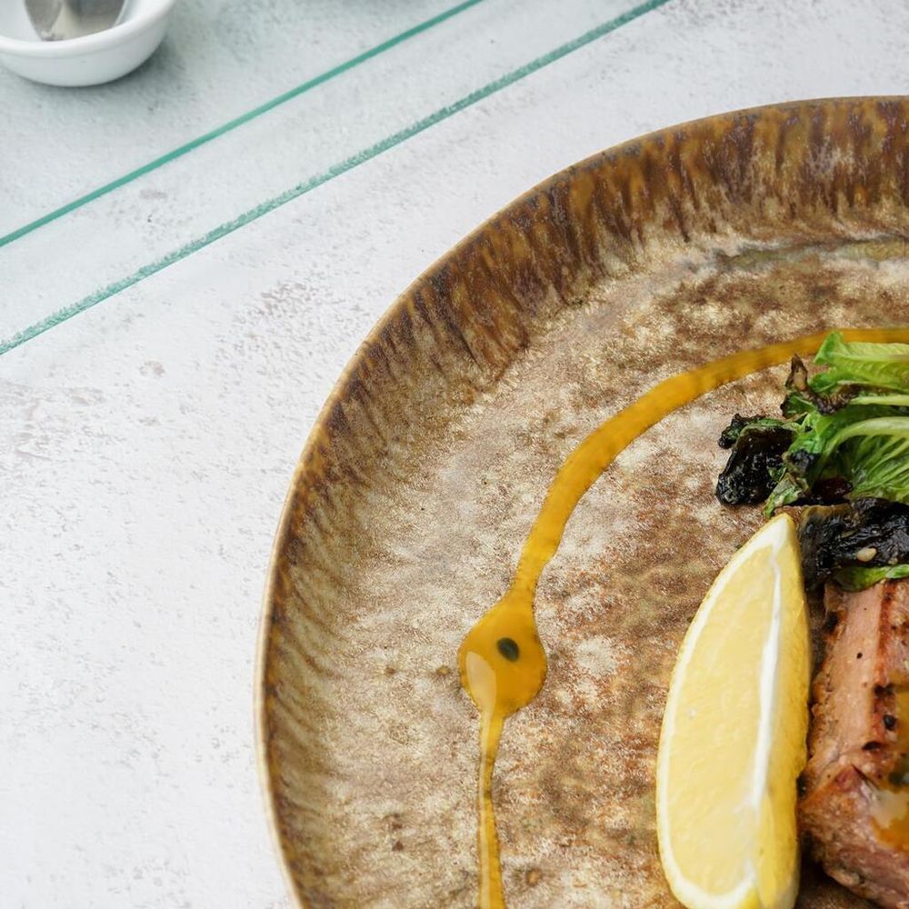 Блюдо круглое 28 см h2,5 см Light Brown Frutti di Mare P.L. [1]