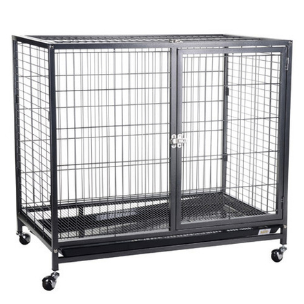 Kredo 073 клетка для собак с подставкой на колесах 95х57,5х86,5 см