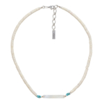 Колье Nature Bijoux, Milos, с перламутром, окрашенным говлитом и костью, NB26.1-15-43801 (белый)