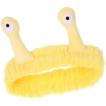 Повязка на голову «New collection Vostok - Глазастики», розовый, бежевый, жёлтый и голубой, 20*6см ( упаковка белый ZIP пакет )