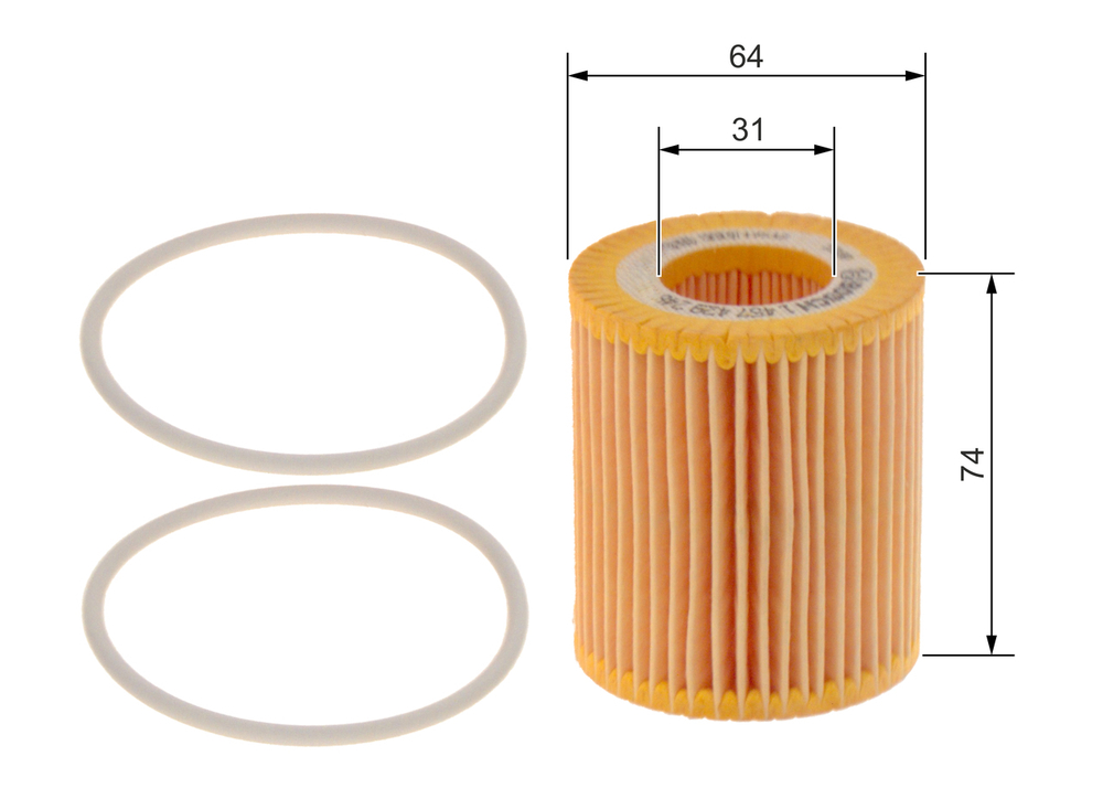 BOSCH - 1457429248-BOC - Oil Filter