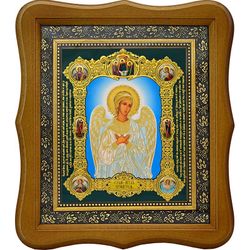 Ангел Хранитель. Икона с рельефным тиснением