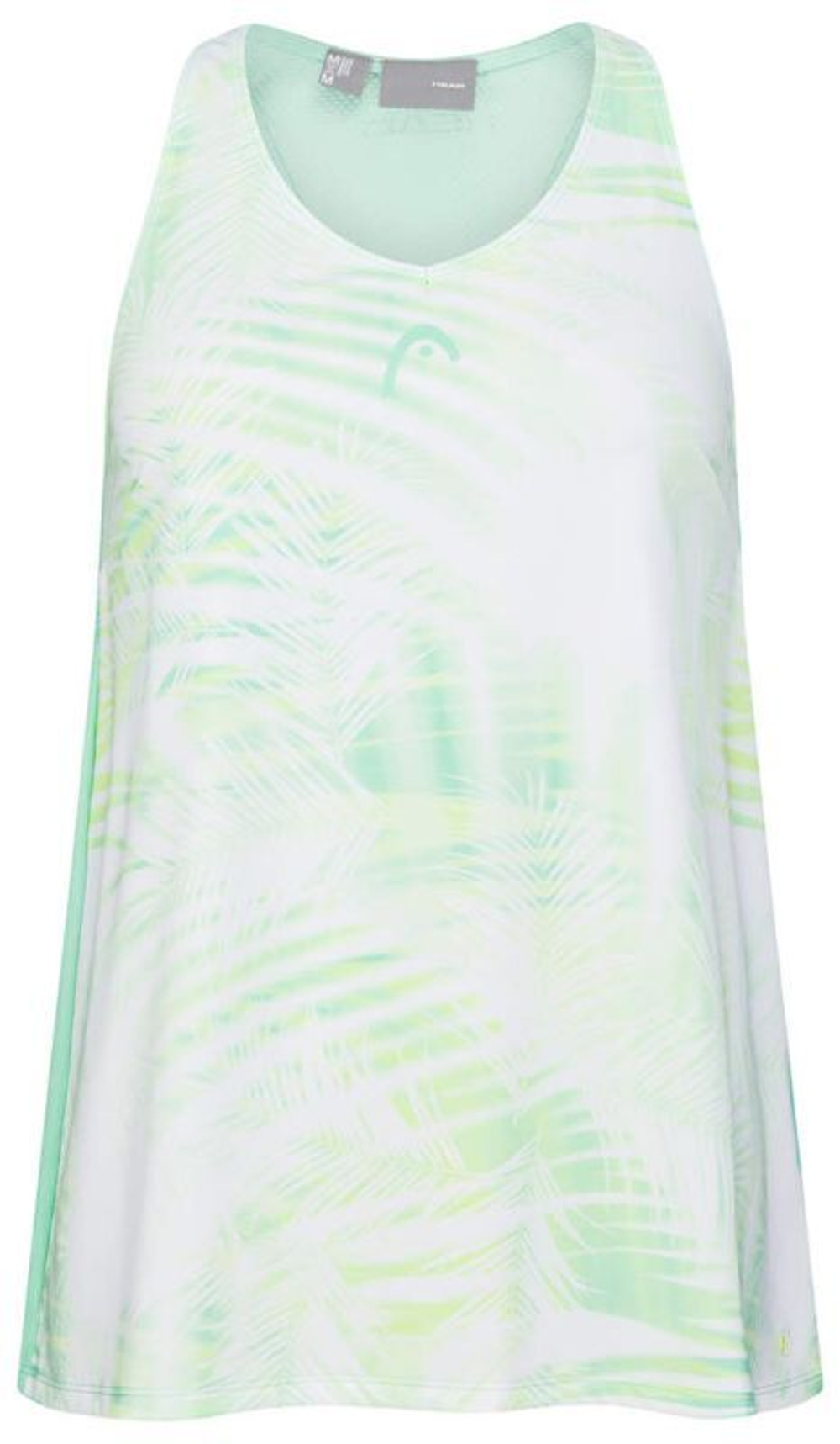Топ теннисный Head Agility Tech Tank Top - pastell green/print vision