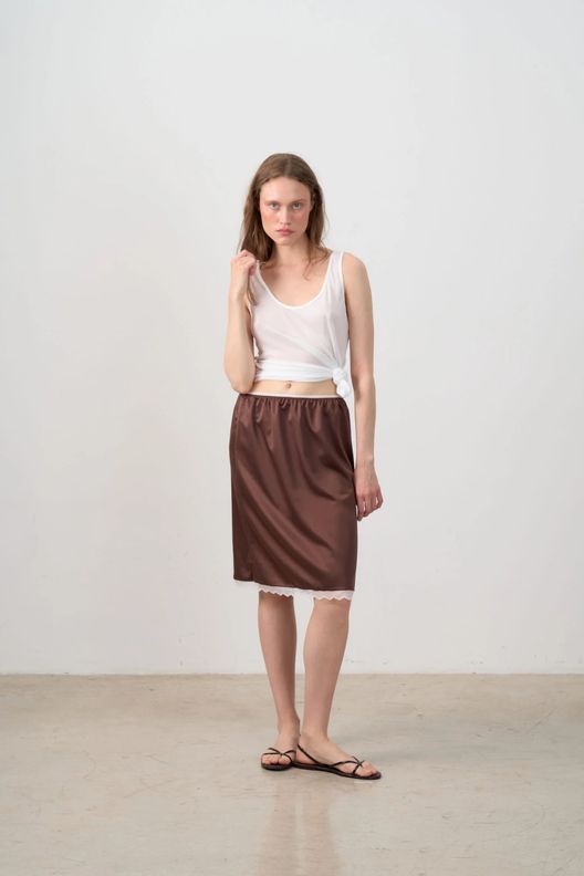 Юбка #4, коричневая / Crate