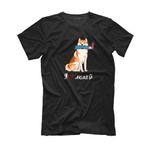 Футболка "Акита любит людей"