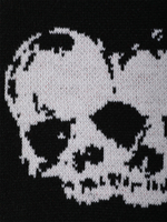 Шарф Вязаный Skull